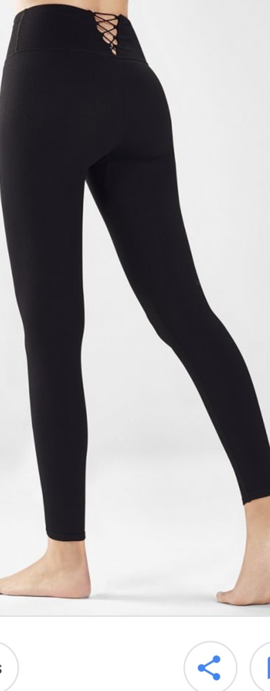 Ribbed Yoga pants, light conpression